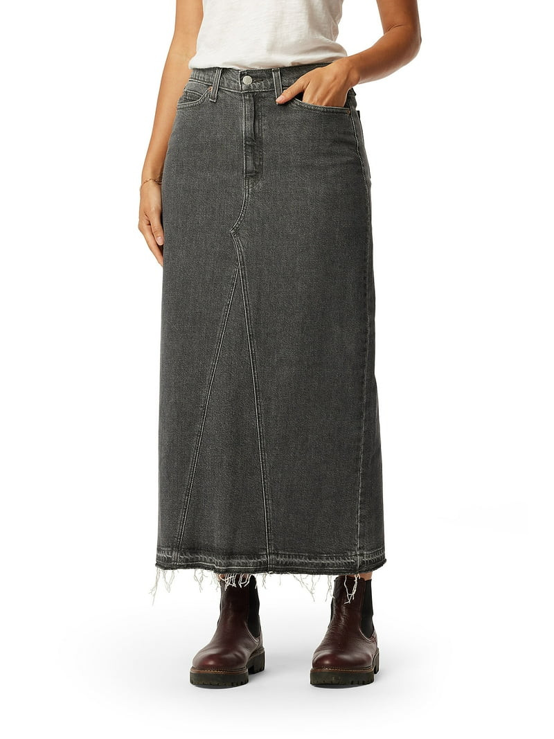 Levi Strauss Signature Women's and Women's Plus Maxi Denim Skirt, Sizes 0-28 | Walmart (US)