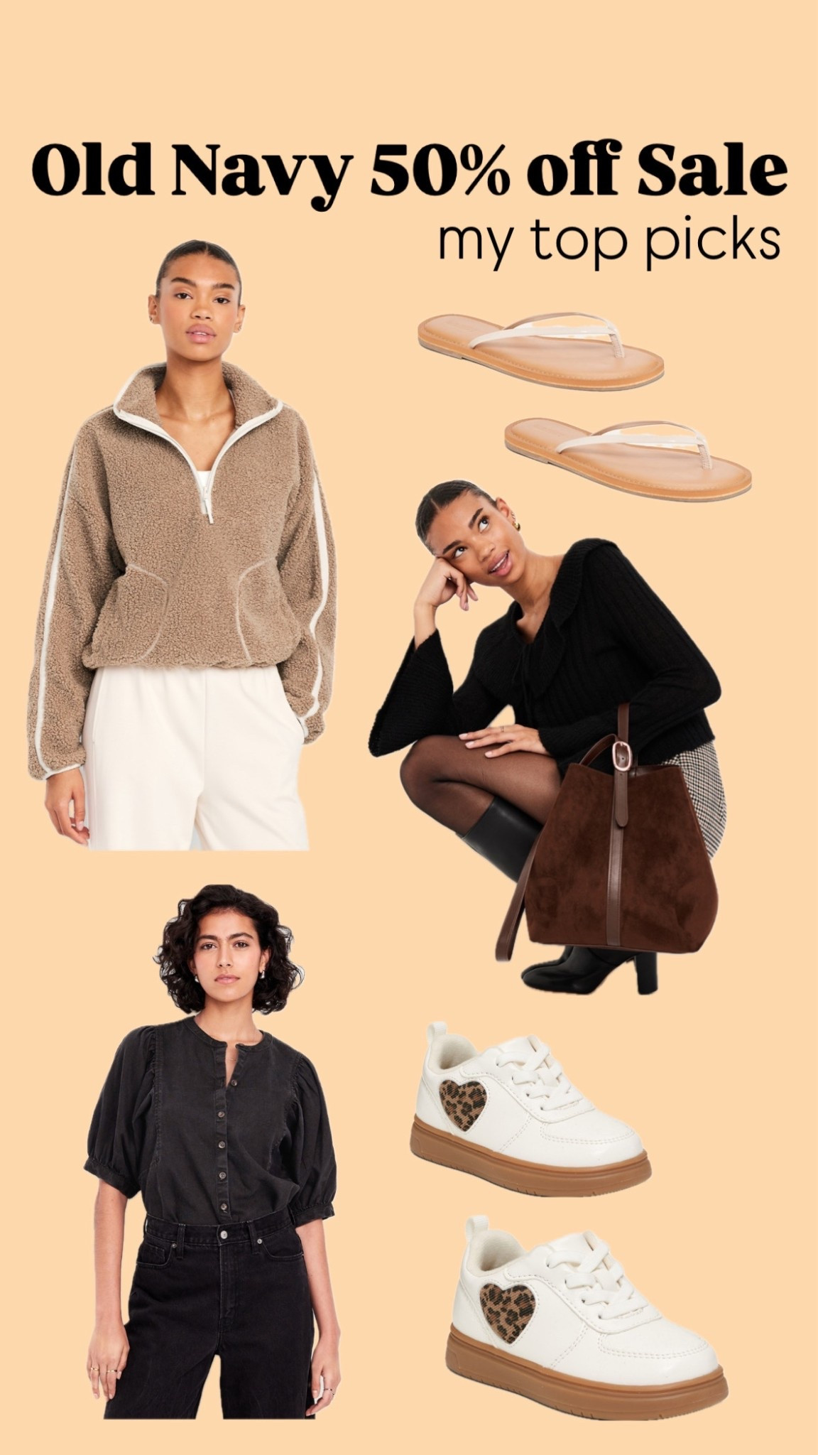 Old Navy 50% off Cardmember sale 9/11-9/15 w/ code THANKS 

#LTKShoeCrush #LTKFindsUnder50 #LTKSaleAlert