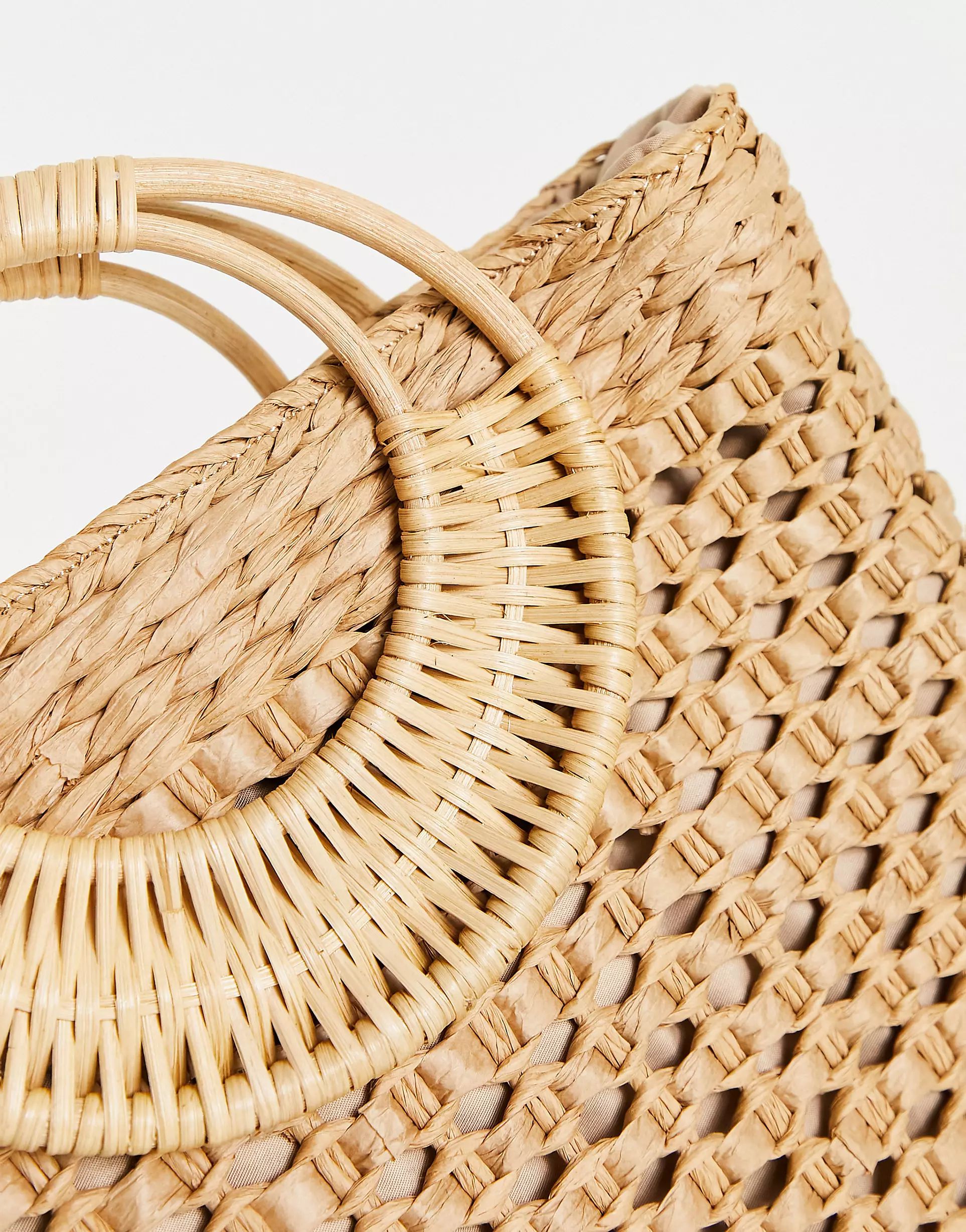 Glamorous rattan basket grab bag | ASOS (Global)