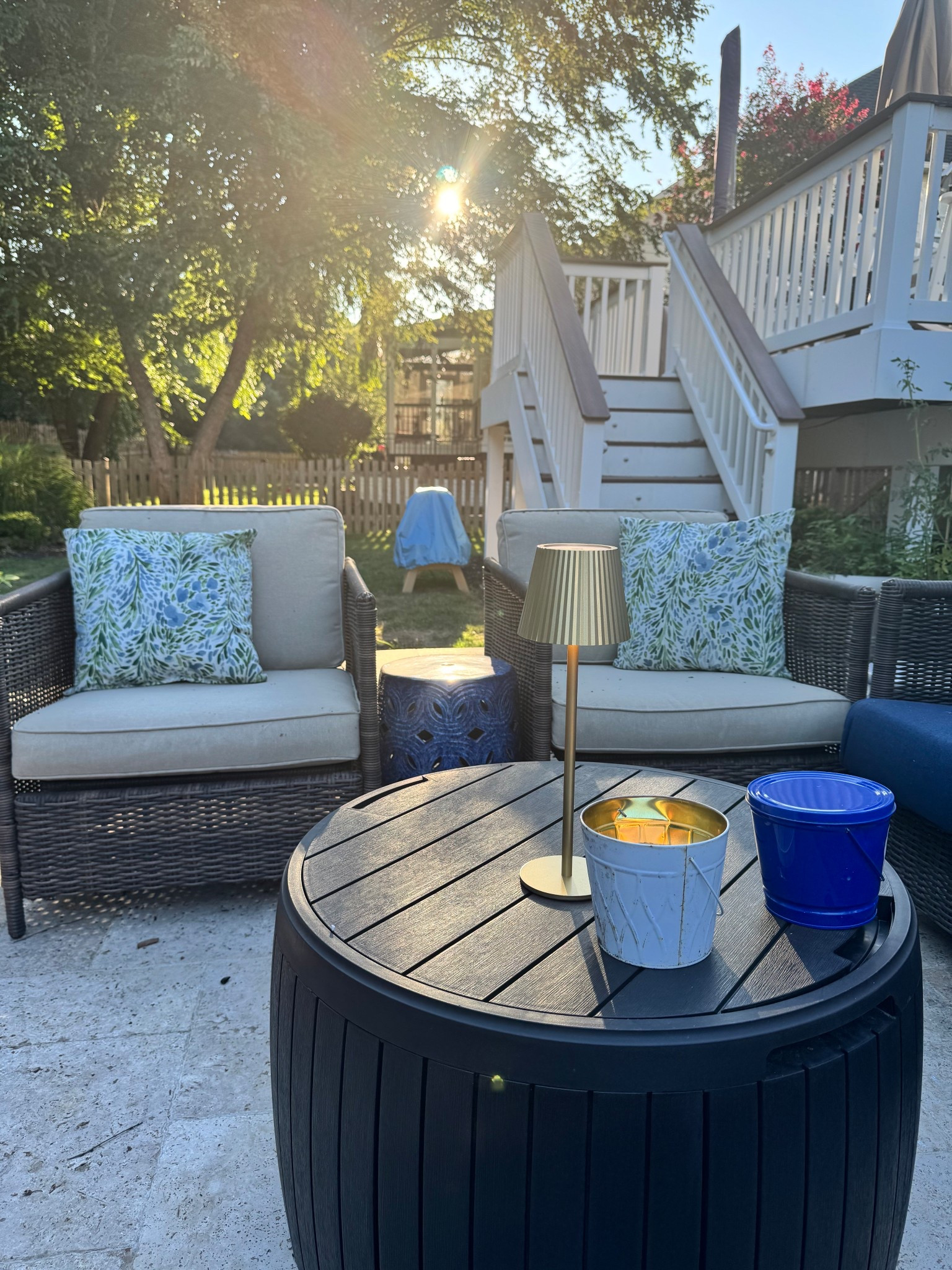 Outdoor living wicker furniture patio deck end of summer 

#LTKHome #LTKSeasonal #LTKFamily