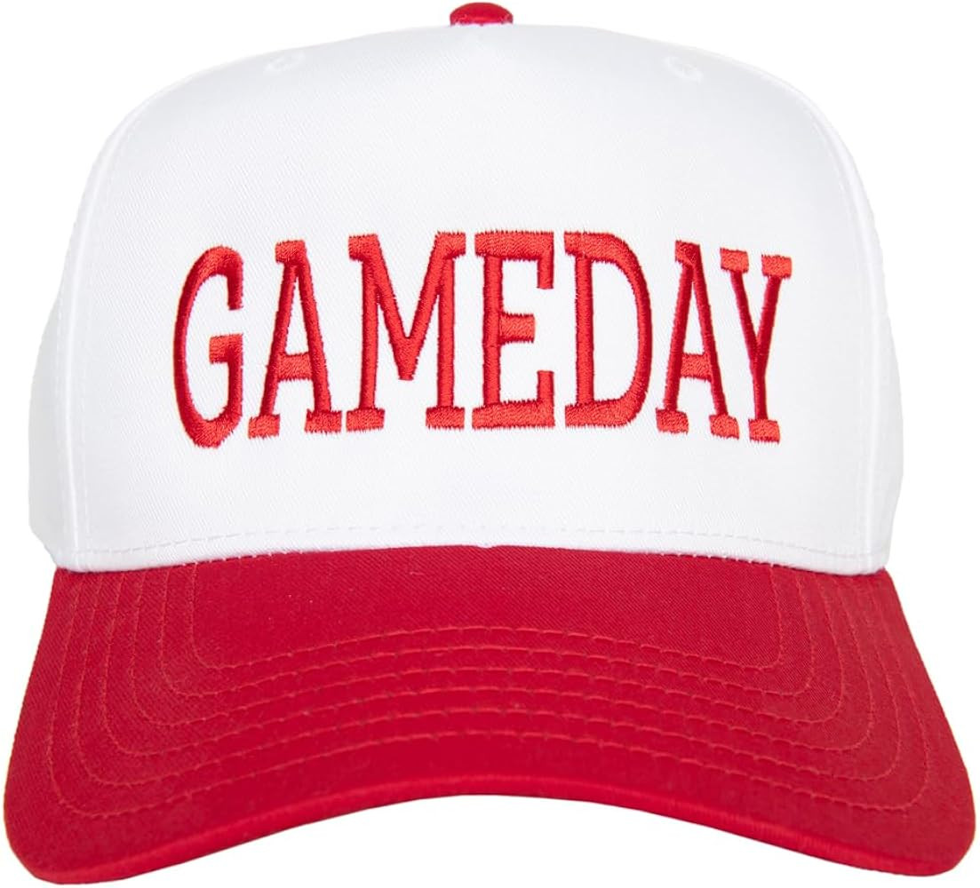 KATYDID Gameday Hat - Two Toned Vintage Hat - Stylish 5 Panel Hat for Women - Trendy Vintage Base... | Amazon (US)