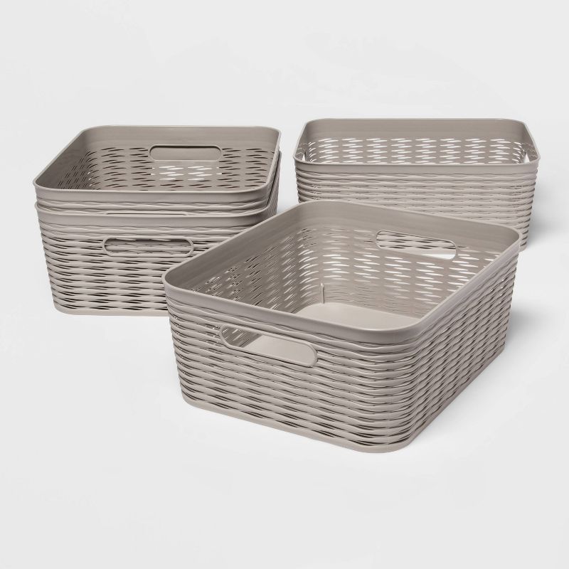 Set of 4 Medium Storage Baskets - Room Essentials™ | Target