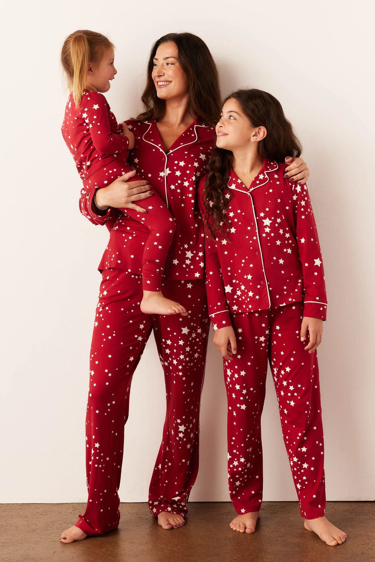 Winter PJ Set | Red Stars | MASONgrey