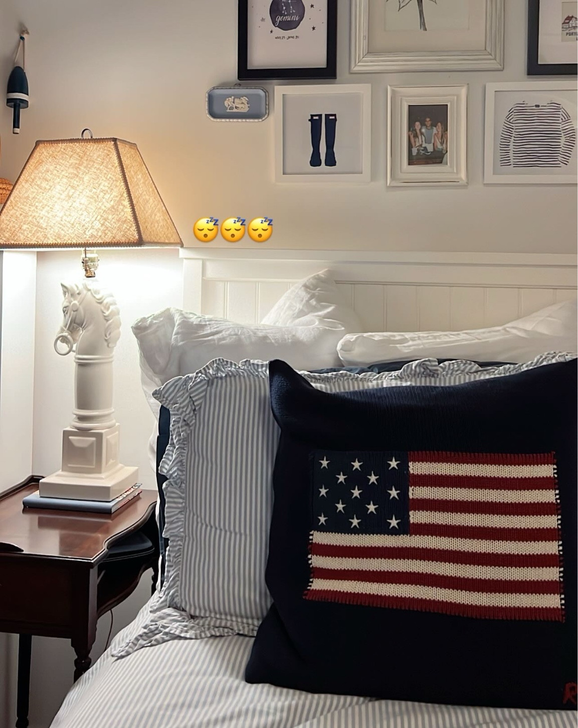 Ralph Lauren, Nancy Meyers, home decor, classic, preppy, horse lamp, equestrian, flag pillow, traditional, pottery barn

#LTKStyleTip #LTKHome