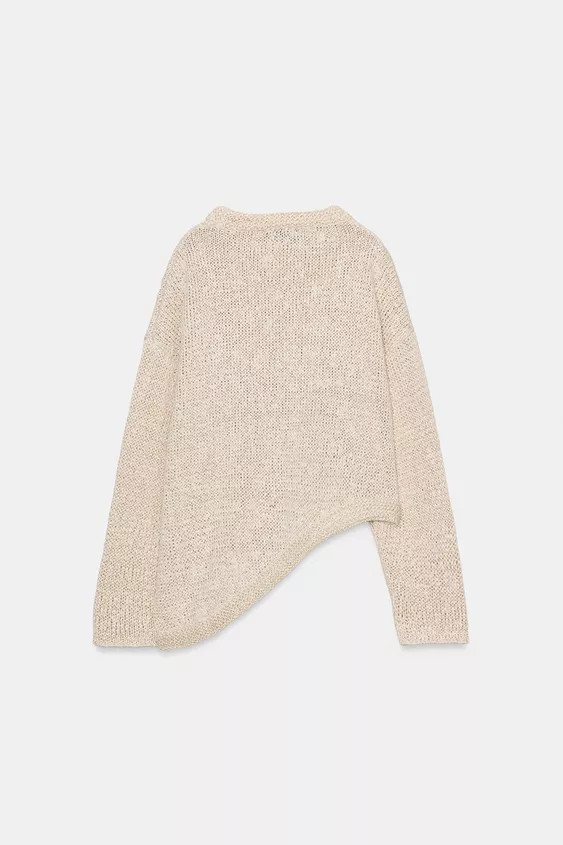 ASYMMETRIC KNIT JUMPER | Zara US