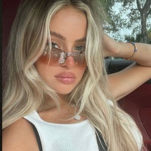 DIOR Pop/n Sunglasses Rimless Champagne Pink Gradient | Poshmark