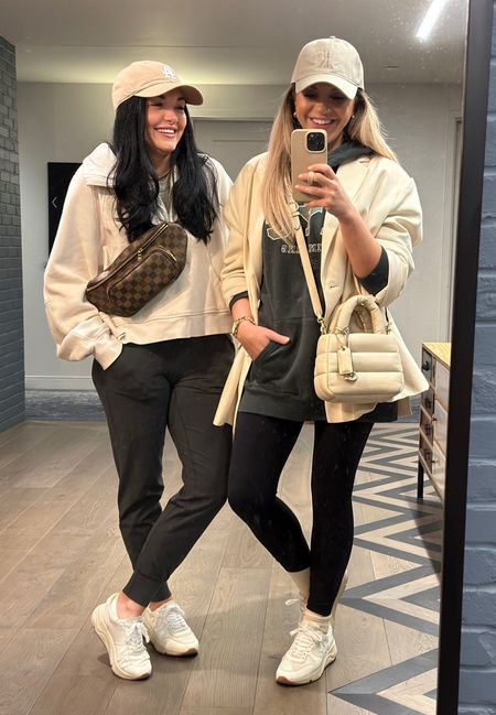 Shop the fit!

Oversized grandad blazer
Anine Bing sweatshirt 
Lululemon align leggings
Golden goose running shoes size 38
Puffy coach bag 
Calvin Klein hat

#LTKU #LTKfit #LTKstyletip