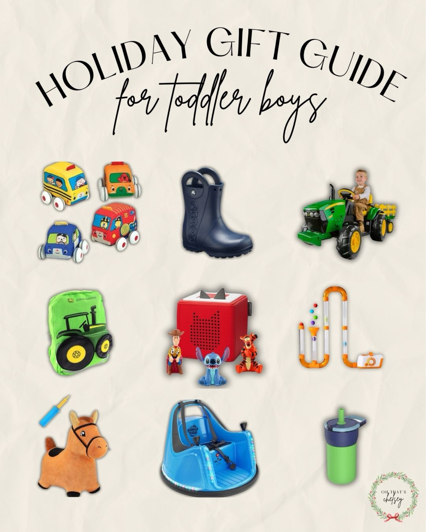 Holiday Gift Guide: for Toddler Boys 

Fancy Farmer // oh that's Chelsey // holiday gift guide for toddler boys // best gifts for toddlers // toddler boy gift ideas // fancy farmer finds 

#LTKGiftGuide #LTKFamily #LTKKids