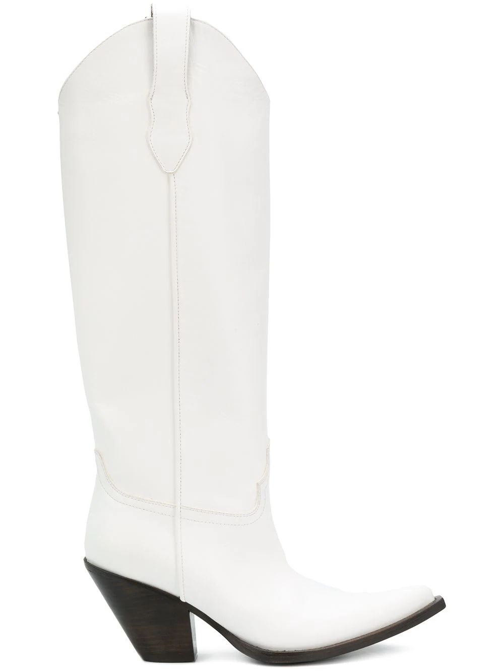 Maison Margiela knee-length Western boots - White | FarFetch US