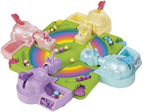 Hasbro Gaming Hungry Hungry Hippos Unicorn Edition Board Game; Pre-School Game for Kids ages 4 an... | Amazon (US)
