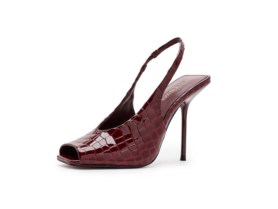 Steve Madden Lucian Women's Shoes Wine Croco : 8 M, Leather | Zappos