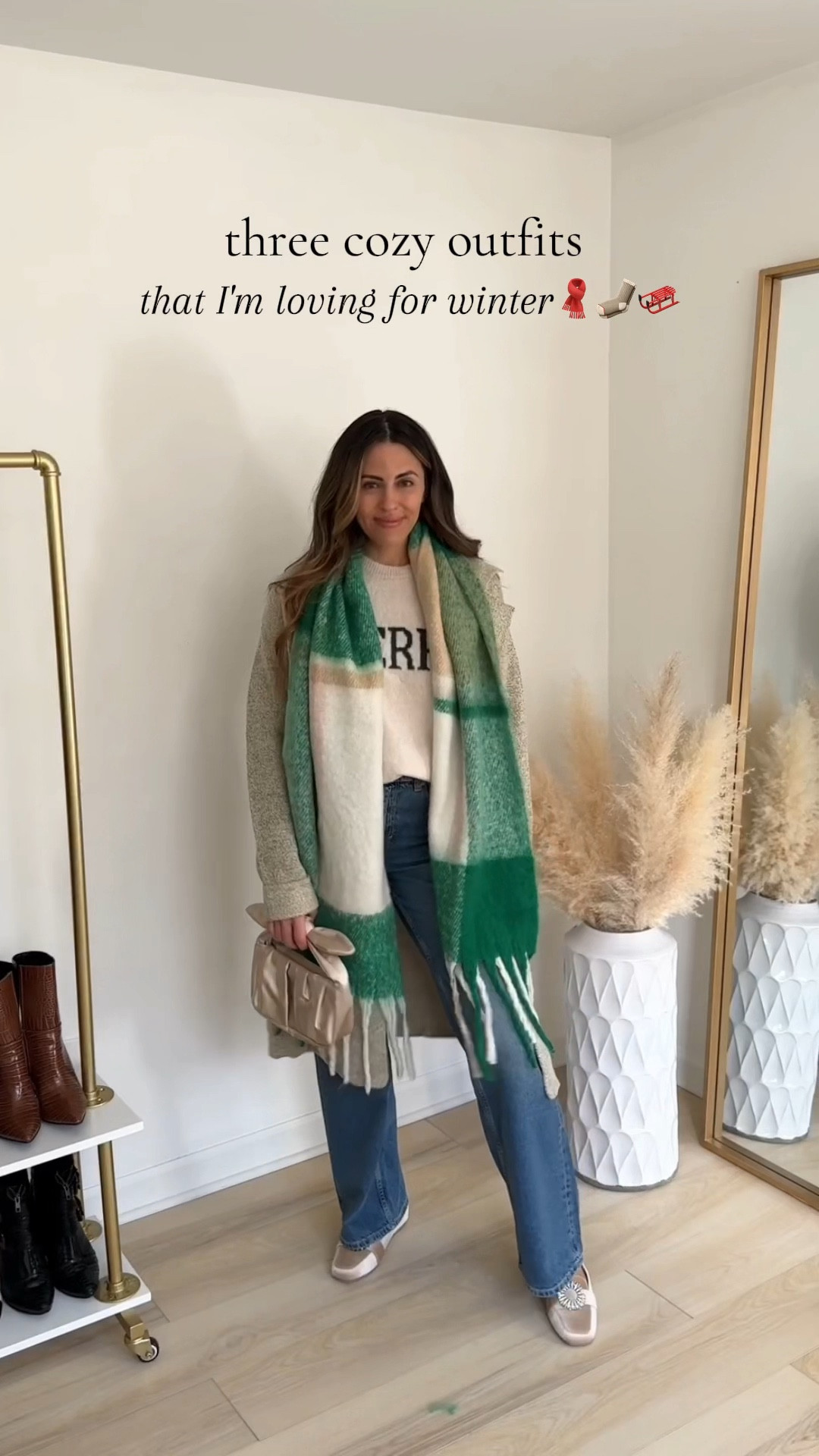 three cozy outfits for winter, which is your favorite?🧣🛷🧦 

Winter outfits | comfy outfits | sweater outfit | sweater dresses | winter jackets | lulus | chunky scarves | winter style | what to wear this winter | christmas style | Black Friday cyber Monday sales #LTKCyberWeek

#LTKVideo #LTKSeasonal