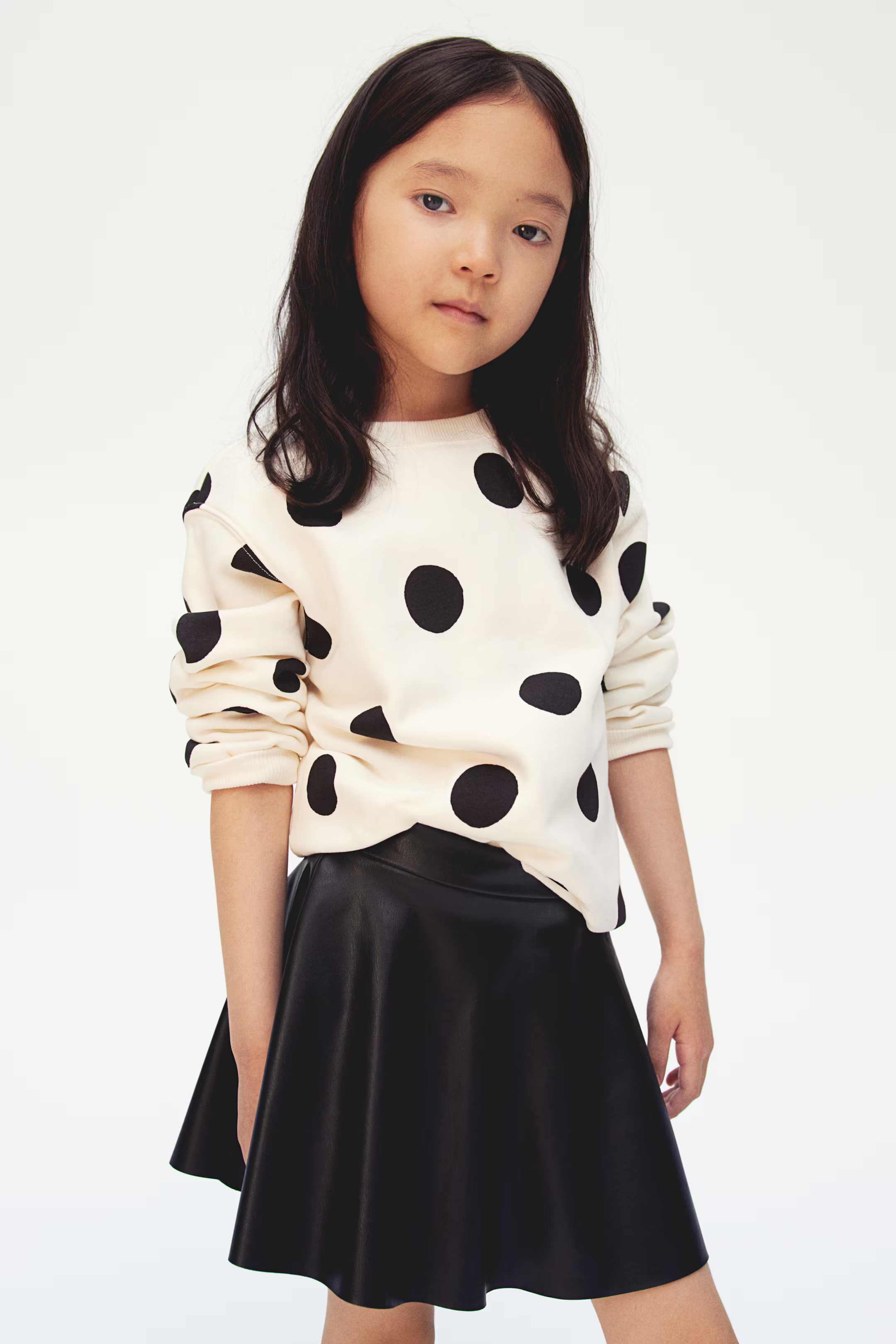Coated Skirt - Black - Kids | H&M US | H&M (US + CA)