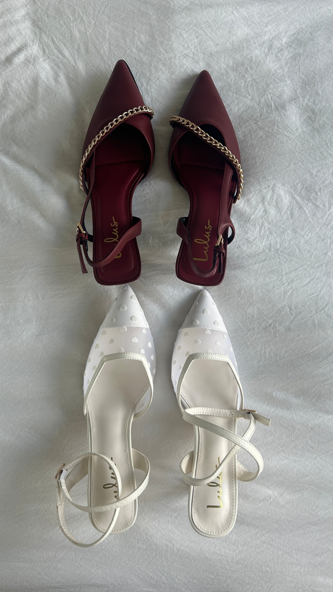 recent heels finds I’m OBSESSED with #lulusshoes #kittenheels #closedtoeheels #dressyshoes #redheels #meshheels #wintershoes #chicheels #shoeaddict

#LTKootd #LTKSeasonal #LTKFindsUnder100