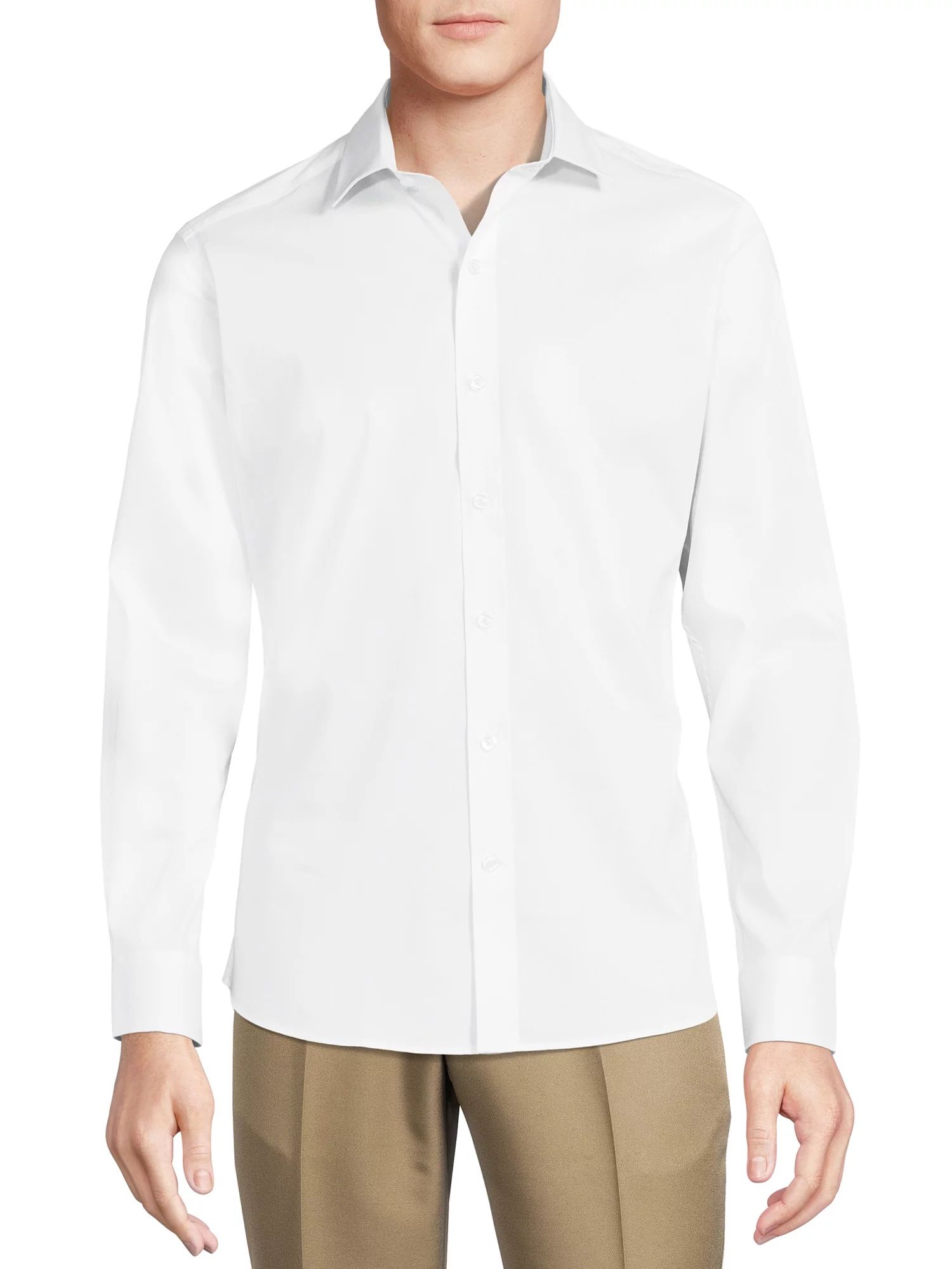 George Men's Slim Fit Dress Shirt | Walmart (US)