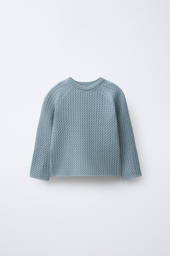CABLE KNIT SWEATER | Zara US