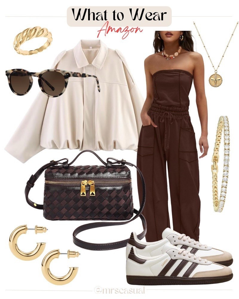 This chocolate brown Amazon set is giving quiet luxury 😮‍🔥 comfy + chic perfection 

#LTKootd #LTKSeasonal #LTKgrwm