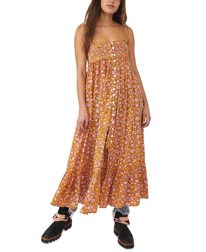 Free People Molly Jo Midi Dress    & Reviews - Dresses - Women - Macy's | Macys (US)