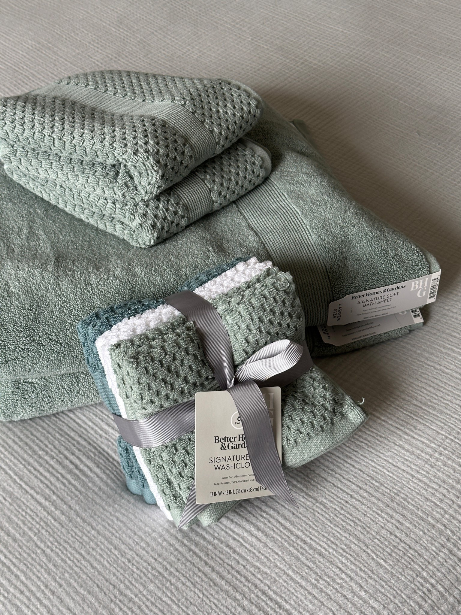 Finally found some decent cotton bath & hand towels! Love that they come in a larger size. And these colors are soo good 😍🩵🌊

#LTKSpringSale #LTKHome #LTKmomlife