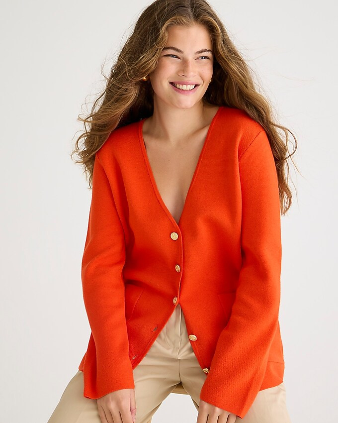 Giselle V-neck sweater-blazer | J. Crew US
