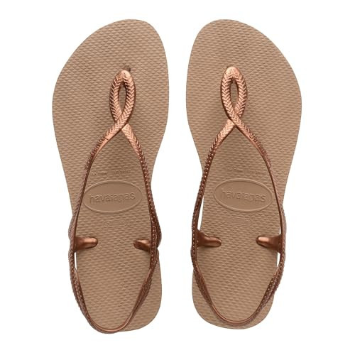 Havaianas Women Luna, Rose Gold/Rose Gold, 4/5 UK Narrow | Amazon (UK)