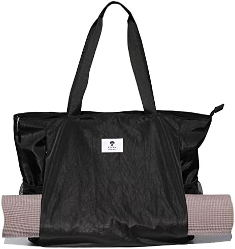 ESVAN Yoga Mat Bag Yoga Tote Carrier Shoulder Bag Carryall Tote for Office,Yoga,Pilates,Travel,Beach | Amazon (US)