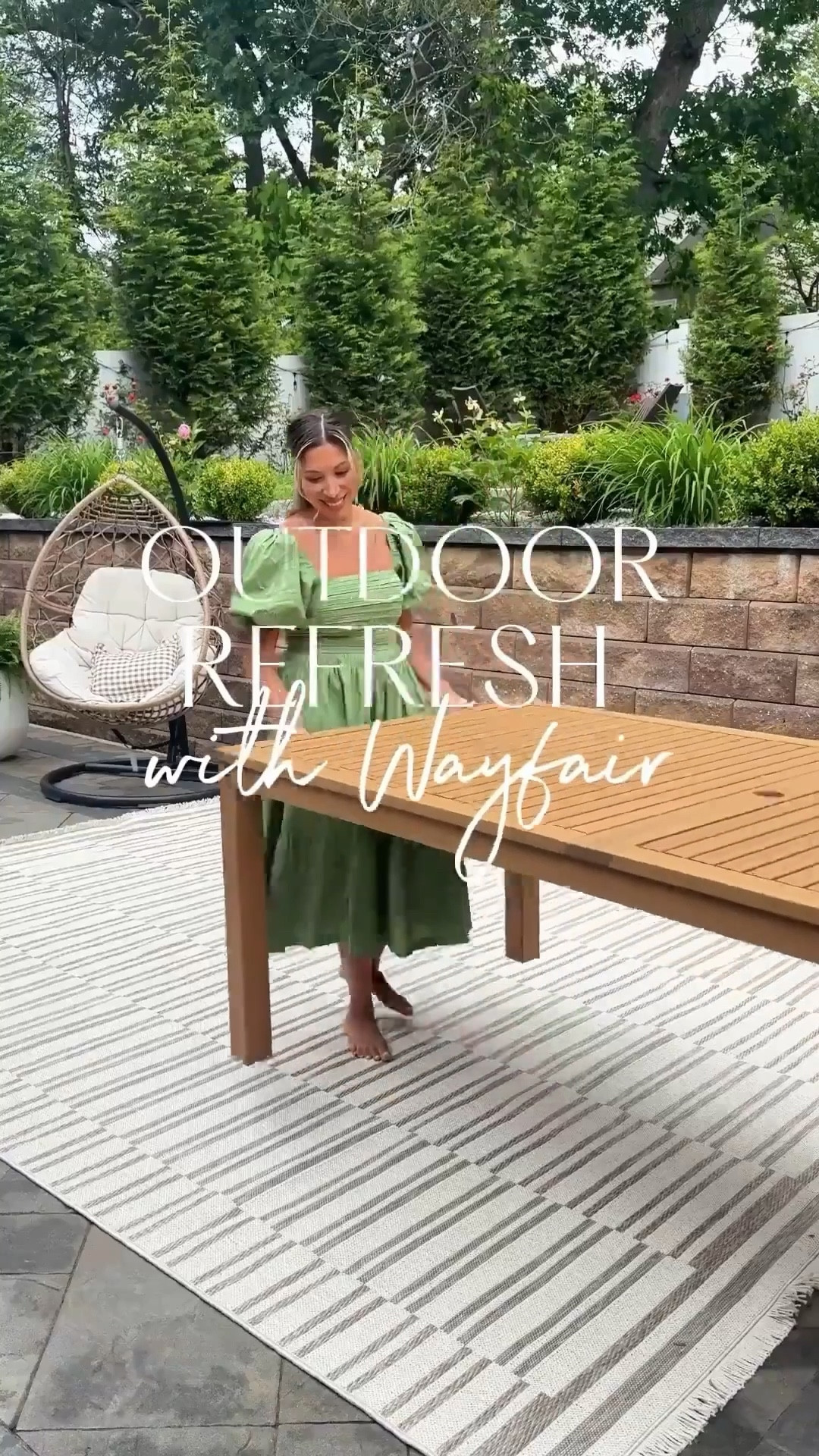 So excited to share my newest outdoor refresh with @Wayfair ! ☀️✨ This dining setup is exactly what I had in mind for those long summer nights. The natural tones, the cozy wicker chairs, and that chic outdoor rug… all of it has me swooning!


Follow my shop @meggieferrerhome on the @shop.LTK app  to shop this post and get my exclusive app‑only content!  

🔔Make sure to turn on post notifications to get first dibs on all my finds!  


#LTKHome #LTKSaleAlert