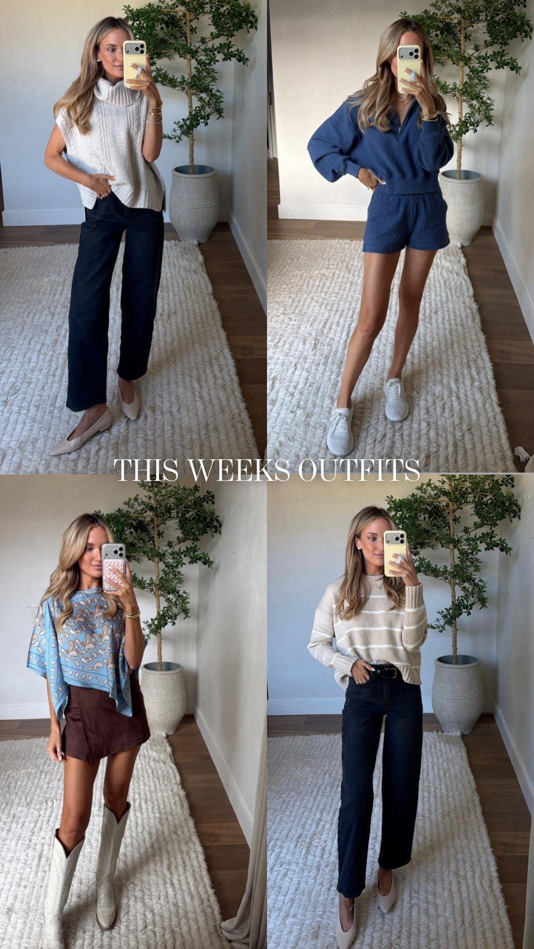 This weeks outfits! #OOTD #weeklyoutfits

#LTKootd #LTKdayinmylife #LTKSeasonal