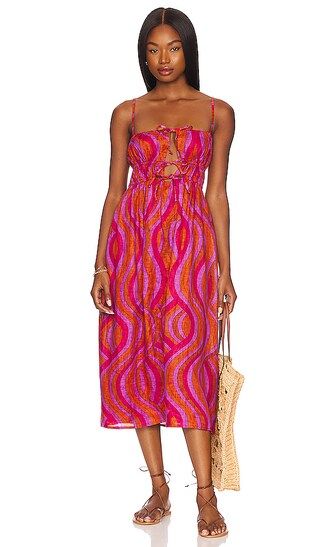 x REVOLVE Marly Midi Dress in La Condesa Print | Revolve Clothing (Global)