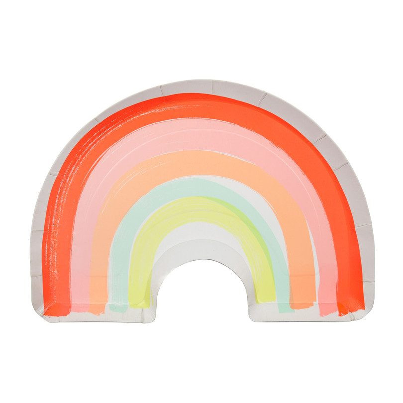 Meri Meri Rainbow Plates | Maisonette
