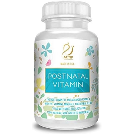 Actif Organic Prenatal Vitamin with 25+ Organic Vitamins, 100% Natural, DHA, EPA, Omega 3, and Organ | Amazon (US)