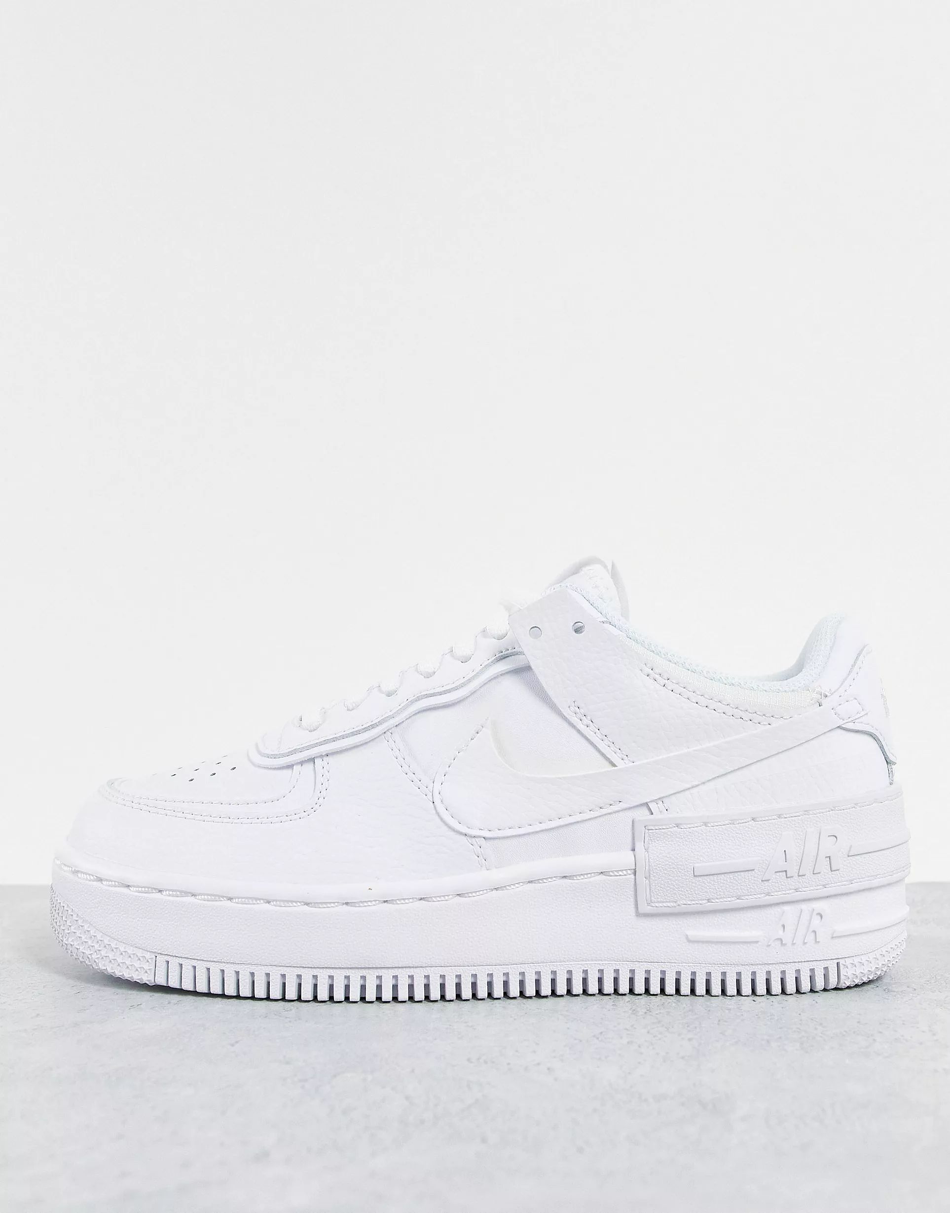 Nike Air Force 1 Shadow sneakers in white | ASOS (Global)
