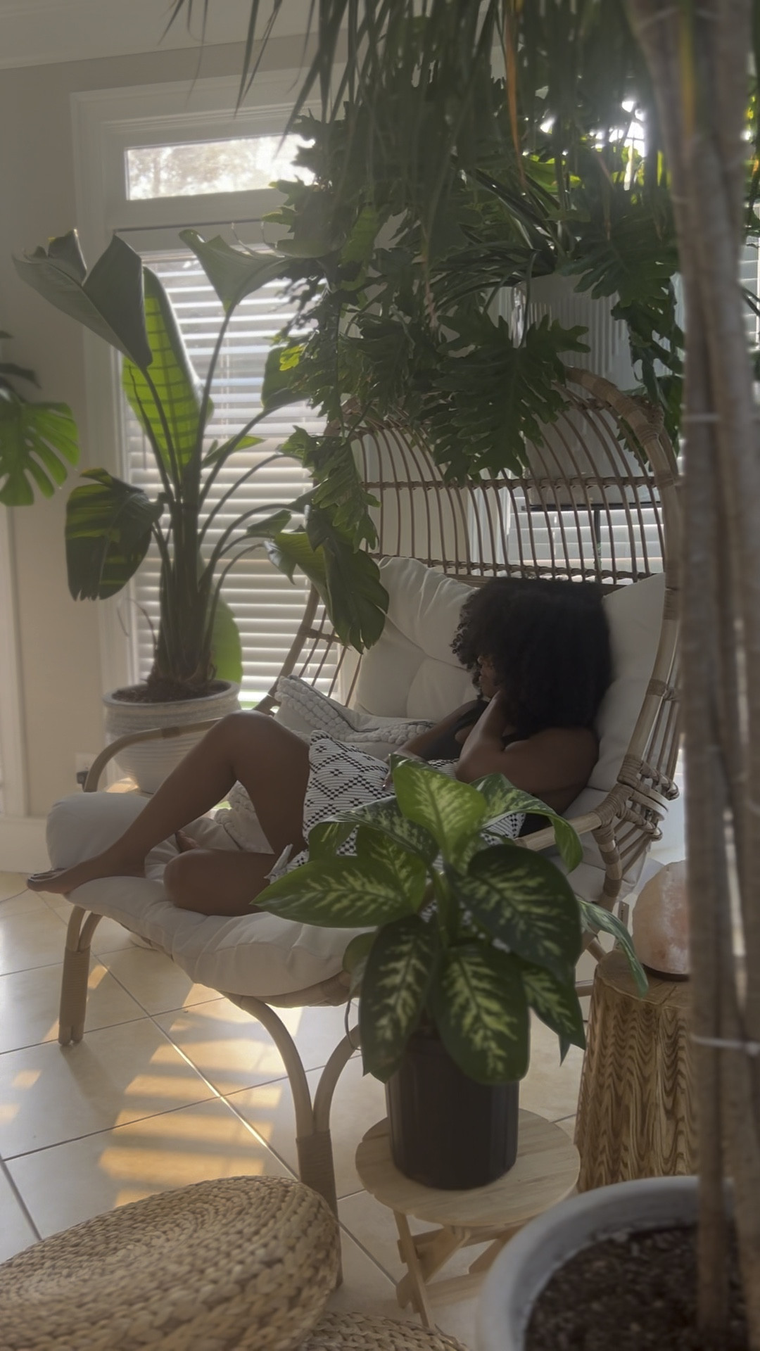 My sunroom is my favorite solace to unwind. ✨ #LTKHome #LTKHomeDecor #LTKTargetFinds 