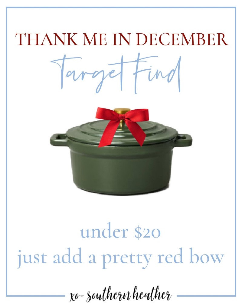 Cutest Dutch oven - under $20 hostess gift. Also comes in cream.