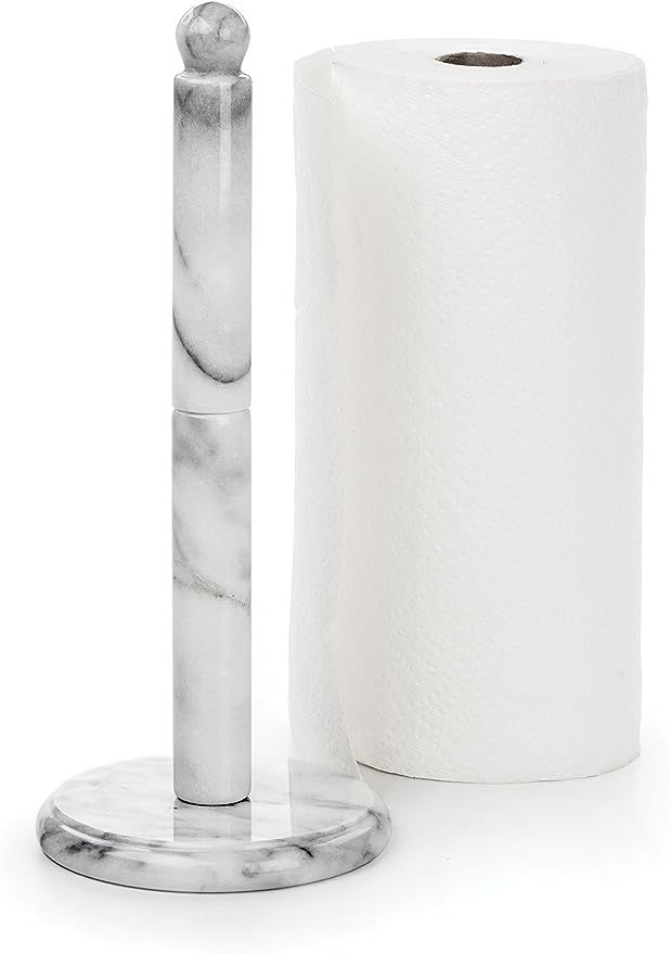 RSVP White Marble Paper Towel Holder | Amazon (US)