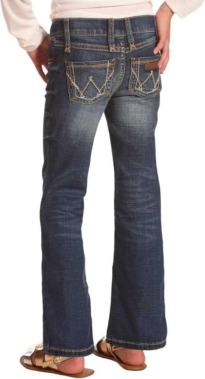 Wrangler Girls' Retro Stretch Boot Cut Jean | Amazon (US)