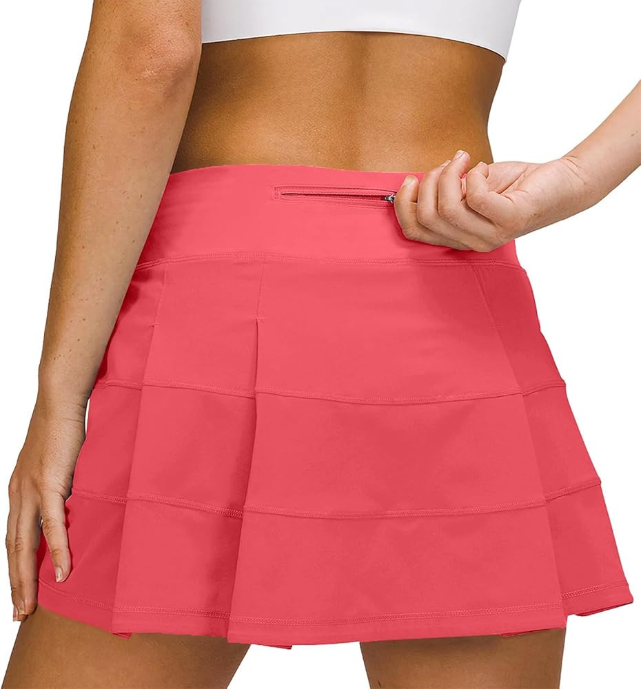 MCEDAR Athletic Tennis Golf Skorts Skirts for Women with Pocket Workout Running Sports Pleated Sk... | Amazon (US)