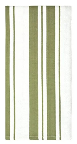 MU Kitchen 100% Cotton Basket Weave Stripe Dishtowel, 20 by 30-Inches (Ink Blue) | Walmart (US)