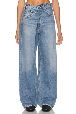 AGOLDE Vana Wide Leg in Blue | FWRD 
