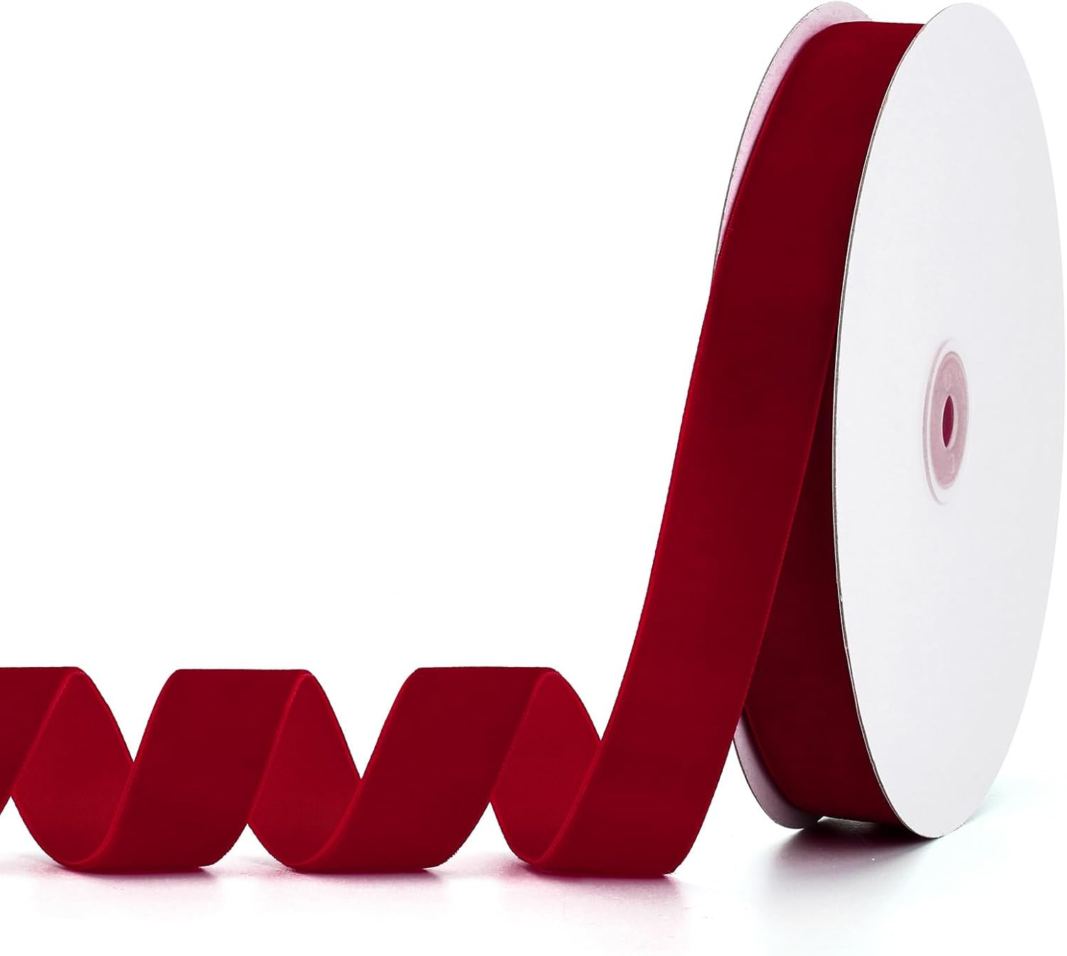 Red Velvet Ribbon 1" x 20Yd,Great for Gift Wrapping,Hair Bows Making, Wreaths,Wedding and Christm... | Amazon (US)