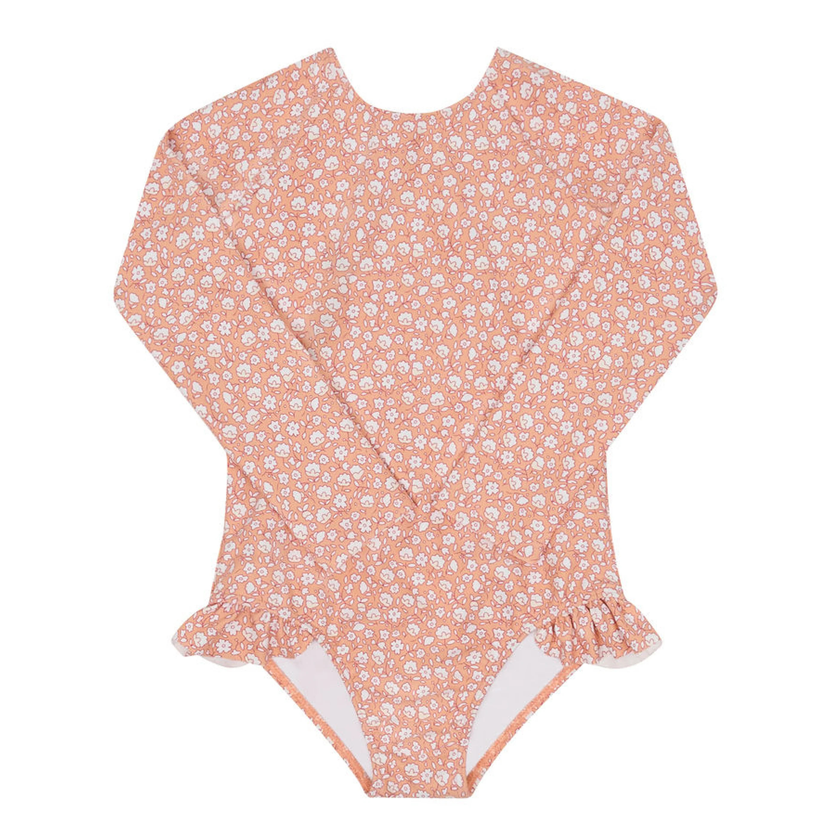 girls melone floral rashguard one piece | Minnow