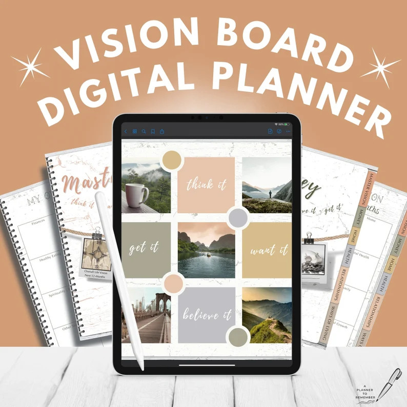 Vision Board Planner | Etsy (US)