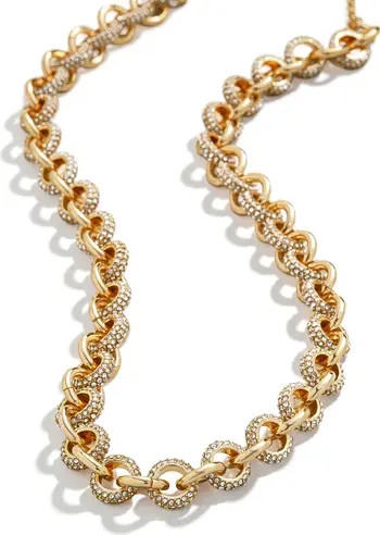 Pavé Chain Link Necklace | Nordstrom