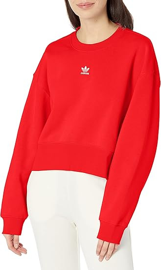 adidas Originals Women's Adicolor Essentials Crew Sweatshirt | Amazon (US)