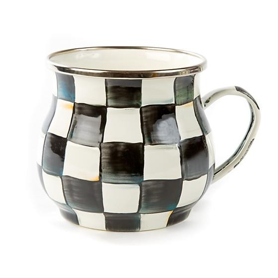 MacKenzie-Childs | Courtly Check Enamel Mug | MacKenzie-Childs
