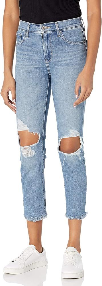 Levi's Women's 724 High Rise Straight Crop Jeans | Amazon (US)