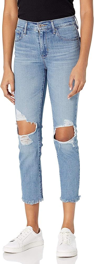 Levi's Women's 724 High Rise Straight Crop Jeans | Amazon (US)