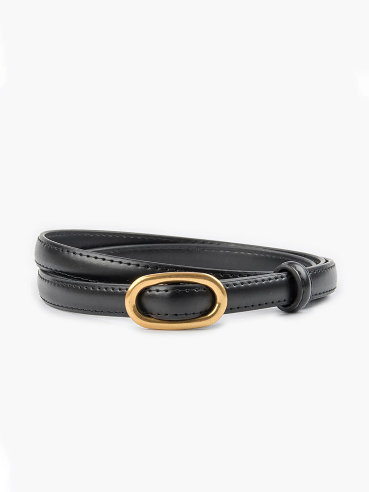 Simple Texture Metal Buckle Waist Belt | Commense