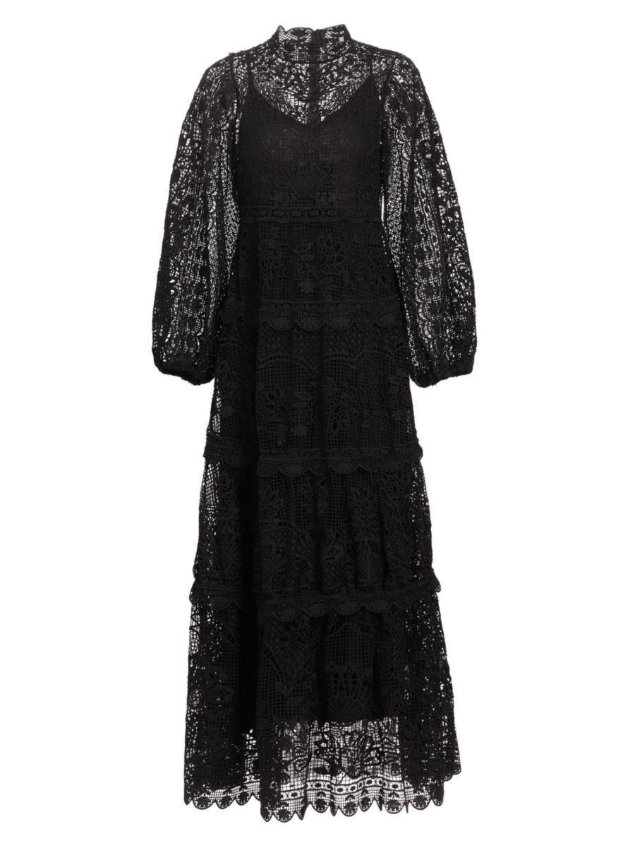 Guipure Lace Maxi Dress | Saks Fifth Avenue