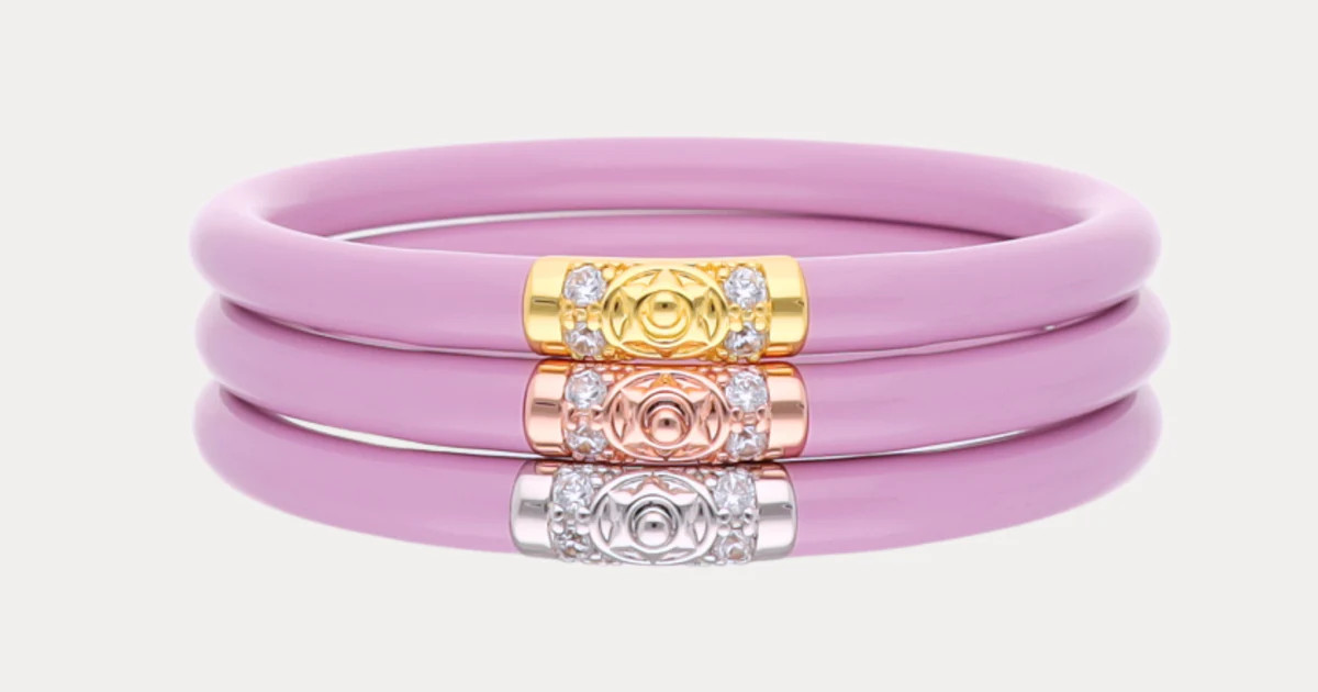 Three Kings All Weather Bangles® (AWB®) - Lilac | BuDhaGirl